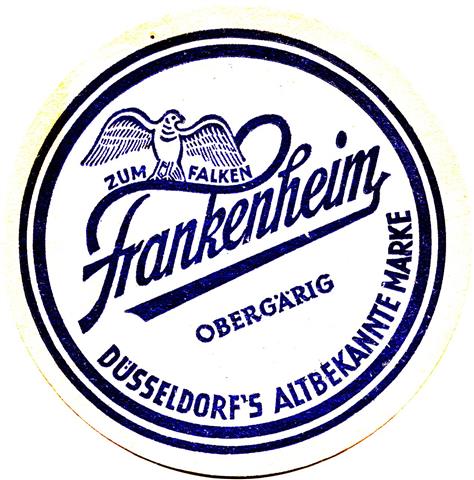 dsseldorf d-nw franken obergrig 1a (rund215-zum falken-auenkreis fett-blau) 